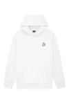 Dalix Womens Heartly Ghost Midweight Fleece Relaxed Hooded Sweatshirt