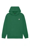 Dalix Womens Heartly Ghost Midweight Fleece Relaxed Hooded Sweatshirt In Green