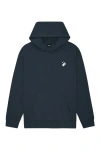 Dalix Womens Heartly Ghost Midweight Fleece Relaxed Hooded Sweatshirt