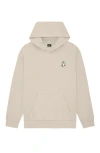 Dalix Womens Heartly Ghost Midweight Fleece Relaxed Hooded Sweatshirt