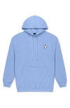 Dalix Womens Heartly Ghost Midweight Hooded Sweatshirt In Blue
