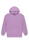 Dalix Womens Heartly Ghost Midweight Hooded Sweatshirt In Purple