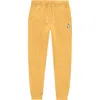 Dalix Womens Heartly Ghost Midweight Washed Jogger Pant In Yellow