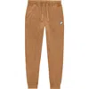 Dalix Womens Heartly Ghost Midweight Washed Jogger Pant In Brown