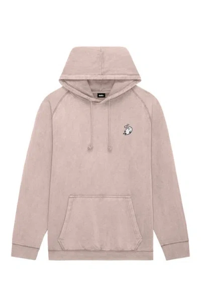 Dalix Womens Heartly Ghost Mineral Washed Hoodie