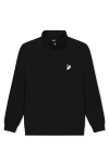 Dalix Womens Heartly Ghost Quarter Zip Pullover In Black