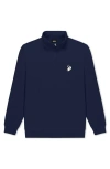 Dalix Womens Heartly Ghost Quarter Zip Pullover In Blue