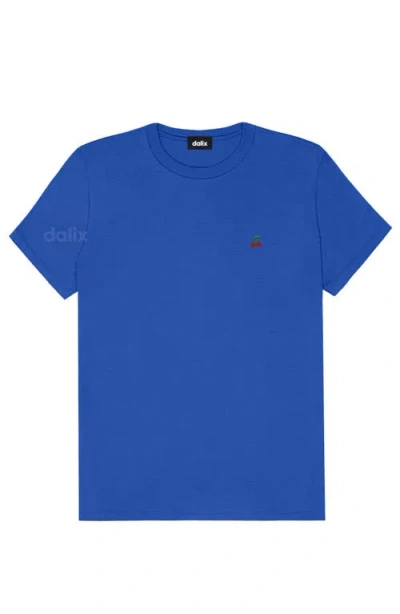 Dalix Womens Lil Cherry Jersey Tee In Blue