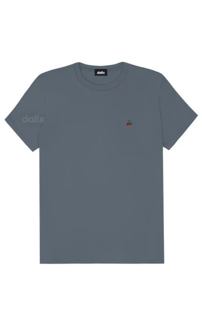 Dalix Womens Lil Cherry Jersey Tee In Blue