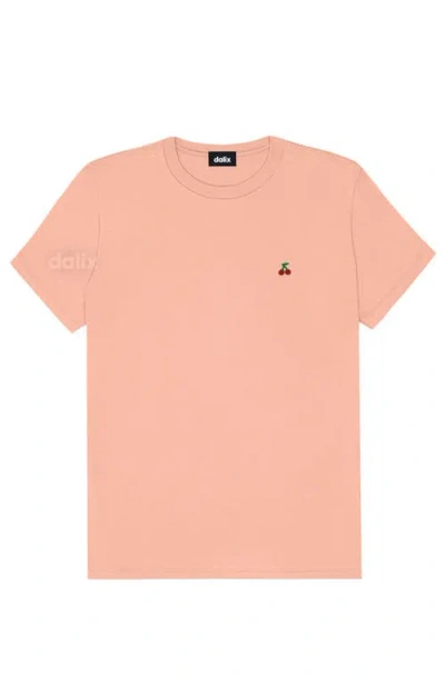 Dalix Womens Lil Cherry Jersey Tee In Brown