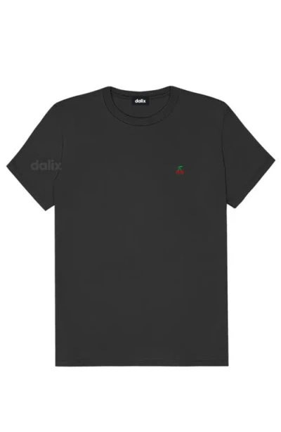 Dalix Womens Lil Cherry Jersey Tee In Gray