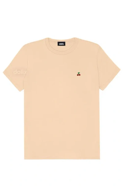 Dalix Womens Lil Cherry Jersey Tee In Neutral