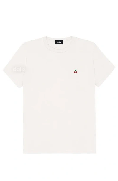 Dalix Womens Lil Cherry Jersey Tee In White