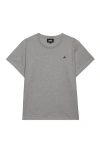 Dalix Womens Lil Cherry Lightweight High Waisted Tee In Gray