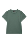Dalix Womens Lil Cherry Lightweight High Waisted Tee In Green