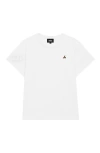 Dalix Womens Lil Cherry Lightweight High Waisted Tee In White