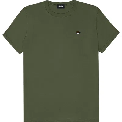 Dalix Womens Lil Coffee Jersey Tee In Green
