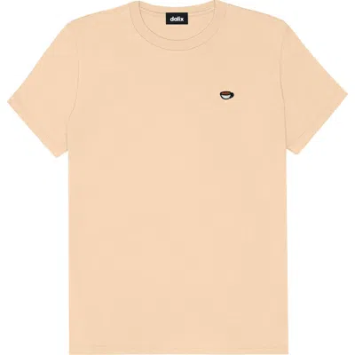 Dalix Womens Lil Coffee Jersey Tee In Sand