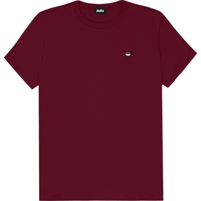 Dalix Womens Lil Coffee Jersey Tee In Burgundy