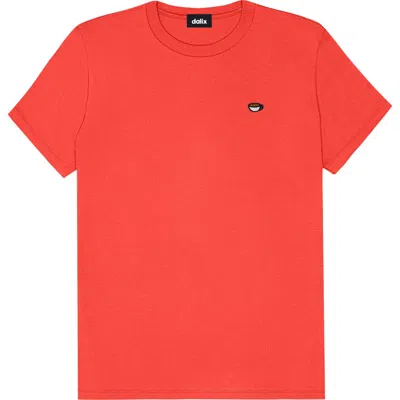 Dalix Womens Lil Coffee Jersey Tee In Red