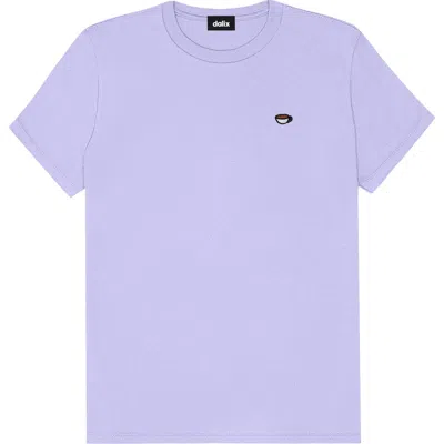 Dalix Womens Lil Coffee Jersey Tee In Purple