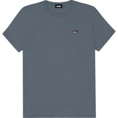 Dalix Womens Lil Coffee Jersey Tee In Blue
