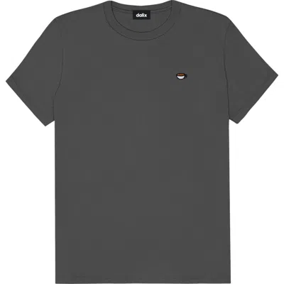 Dalix Womens Lil Coffee Jersey Tee In Gray