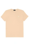 Dalix Womens Lil Flower Lightweight Jersey Tee In Sand