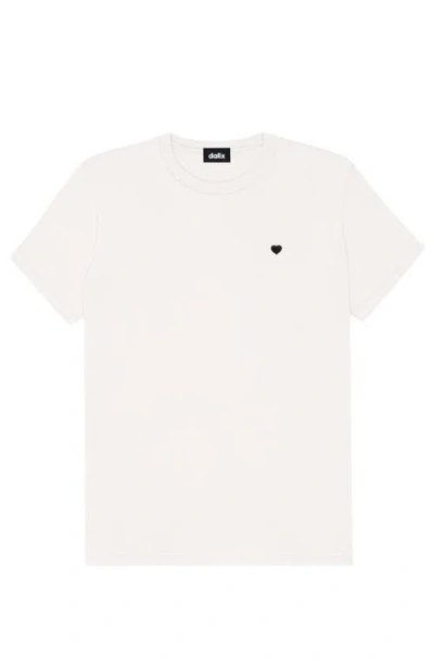 Dalix Womens Lil Heart Jersey Relaxed Tee