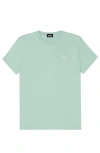 Dalix Womens Lil Heart Jersey Relaxed Tee In Blue
