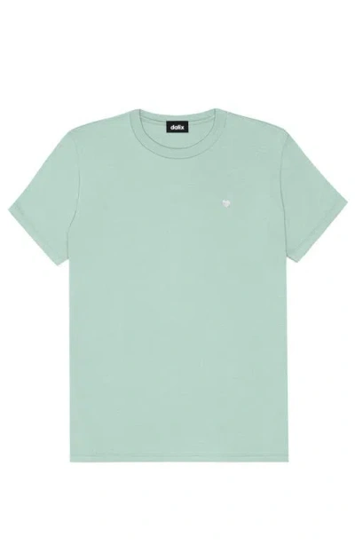 Dalix Womens Lil Heart Jersey Relaxed Tee In Blue