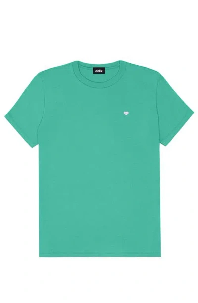 Dalix Womens Lil Heart Jersey Relaxed Tee