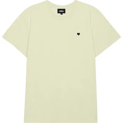 Dalix Womens Lil Heart Lightweight Everyday Tee In Green