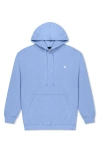Dalix Womens Lil Heart Midweight Hooded Sweatshirt In Blue