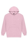 Dalix Womens Lil Heart Midweight Hooded Sweatshirt In Pink