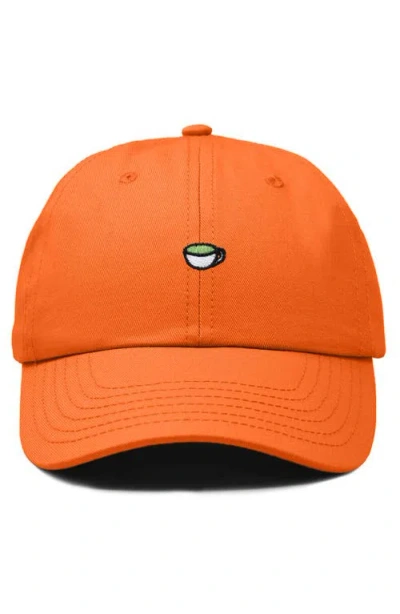 Dalix Womens Lil Matcha Everyday Dad Cap In Orange