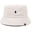 Dalix Womens Lil Peace Sign Cotton Bucket Hat