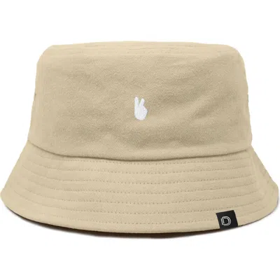Dalix Womens Lil Peace Sign Cotton Bucket Hat