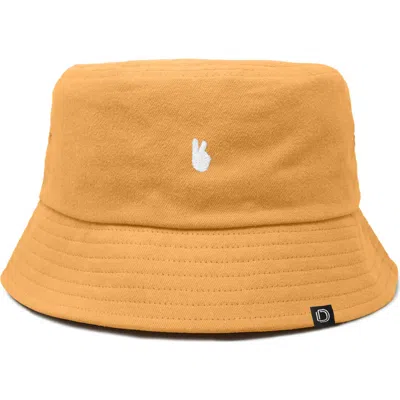 Dalix Womens Lil Peace Sign Cotton Bucket Hat