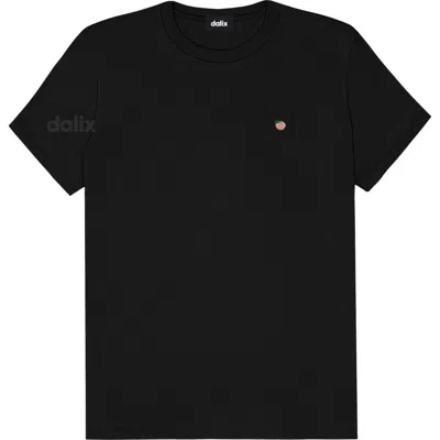 Dalix Womens Lil Peach Jersey Tee In Black