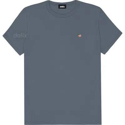 Dalix Womens Lil Peach Jersey Tee In Blue