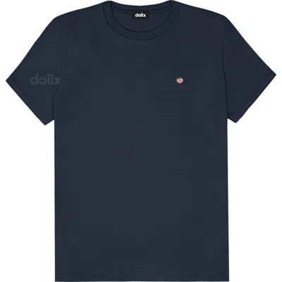 Dalix Womens Lil Peach Jersey Tee In Blue