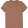Dalix Womens Lil Peach Jersey Tee In Brown
