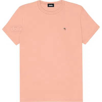 Dalix Womens Lil Peach Jersey Tee In Brown