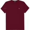 Dalix Womens Lil Peach Jersey Tee In Burgundy