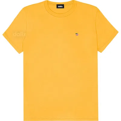 Dalix Womens Lil Peach Jersey Tee In Gold
