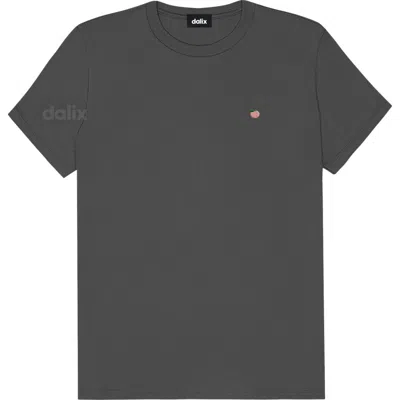 Dalix Womens Lil Peach Jersey Tee In Gray