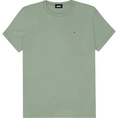 Dalix Womens Lil Peach Jersey Tee In Green