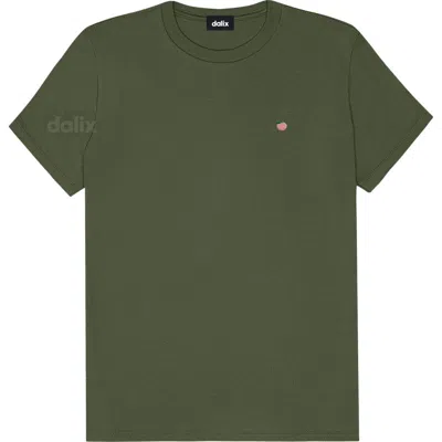 Dalix Womens Lil Peach Jersey Tee In Green