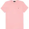 Dalix Womens Lil Peach Jersey Tee In Pink